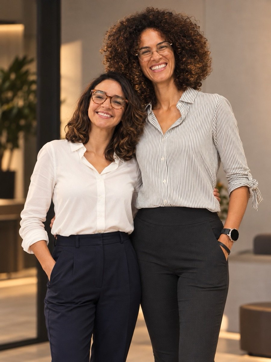 Lucille e Kalila, fundadoras da Kalu ADS